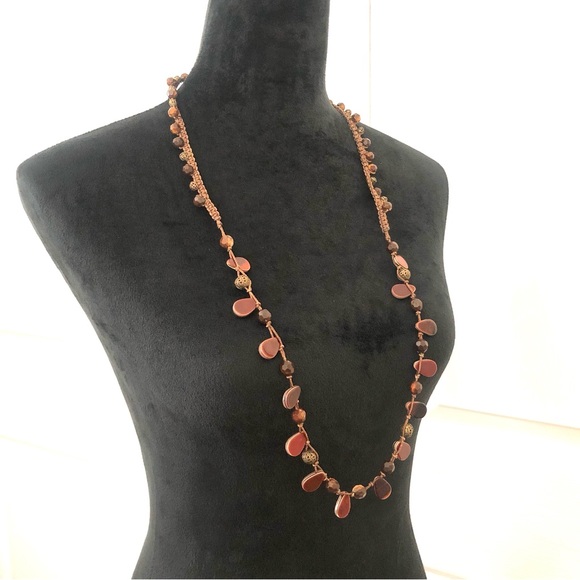 Necklaces Earth tones 15 items - Picture 6 of 16